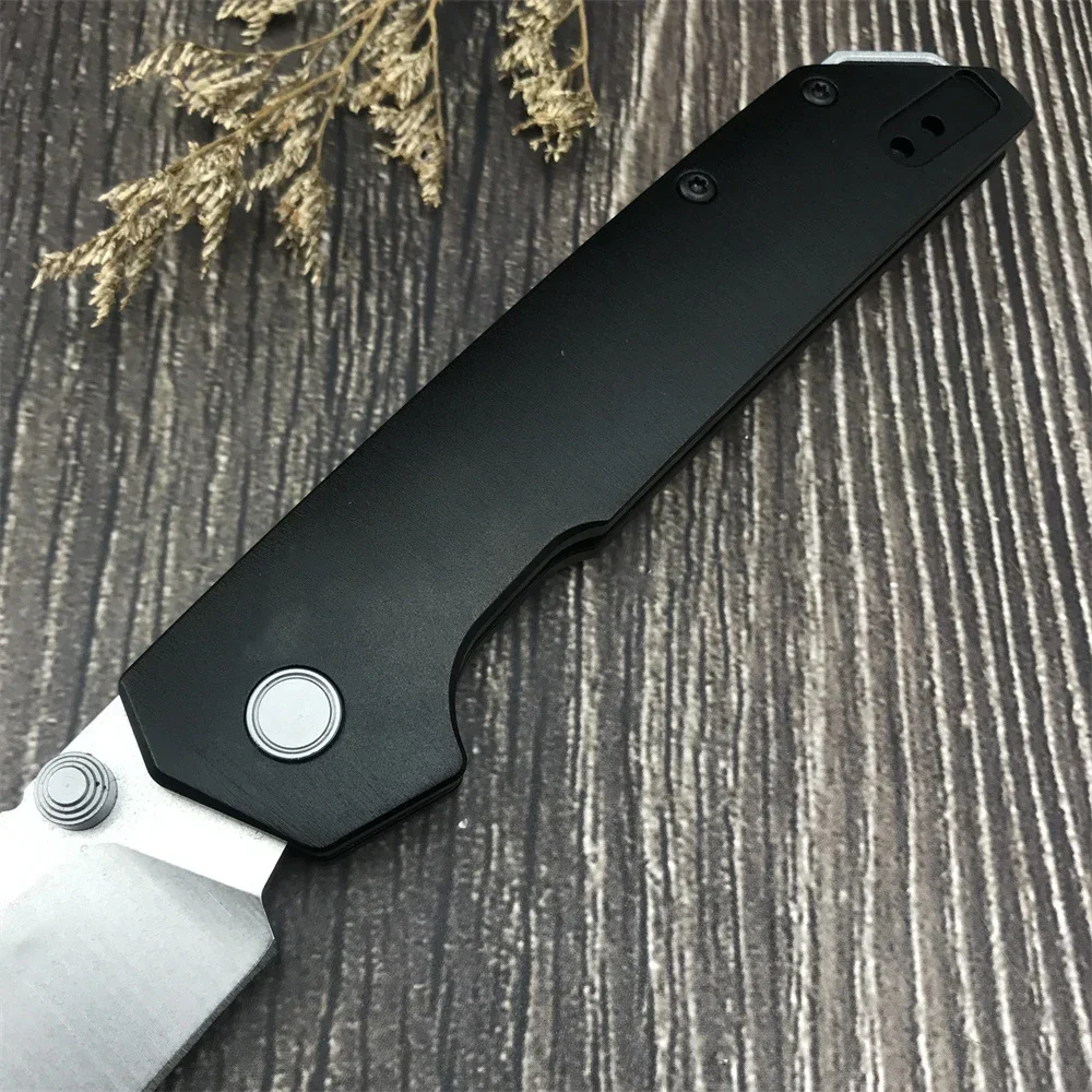 KS 2038R Defense Pocket Knife D2 Tanto Blade Aluminum Handle Outdoor Camping Hunting Knife Survival Multifunctional Tools
