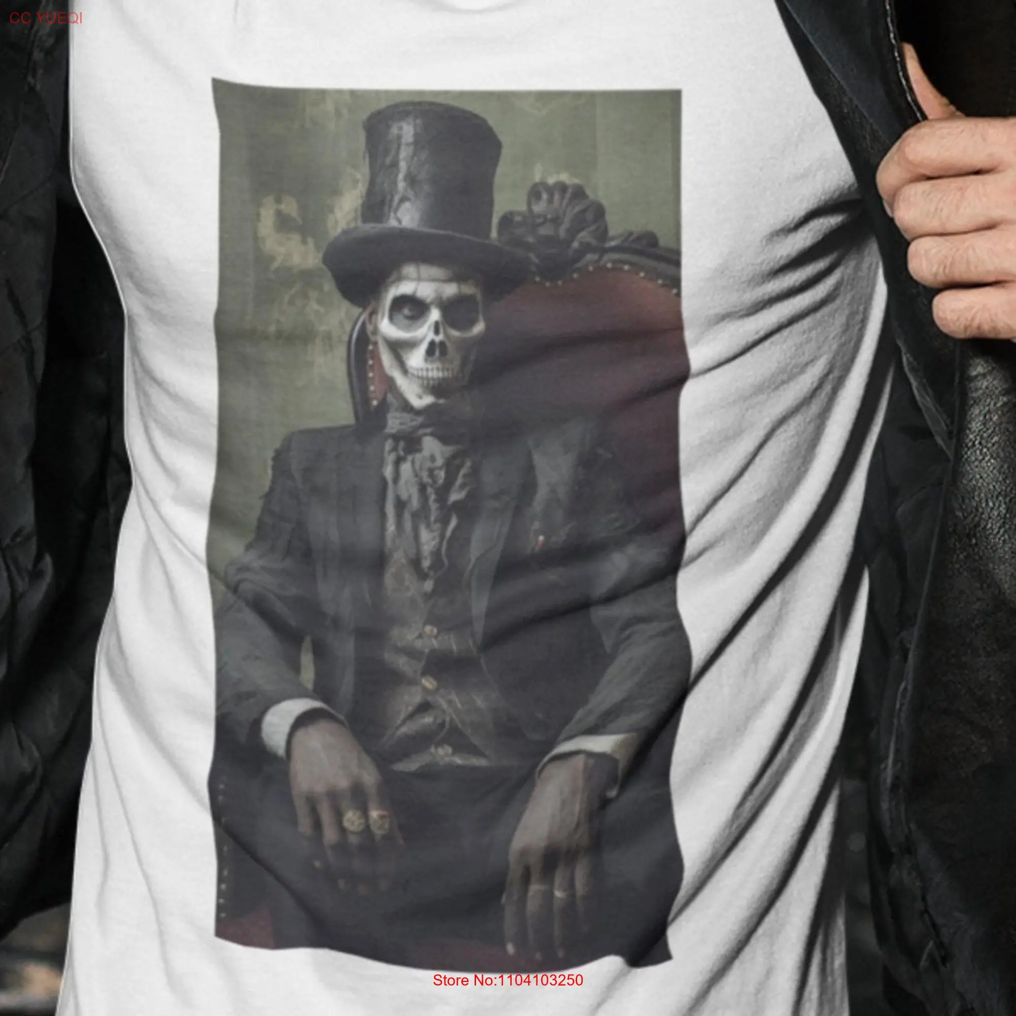 Baron Samedi Lover Luxury T Shirt Baphomet Macabre Occult Goth Embrace The Darkness Style long or short sleeves