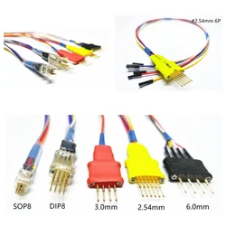 Hot Selling  Without Soldering Sop8 Pins Probe Adapters Works ECU For Xprog/iProg in-circuit ECU