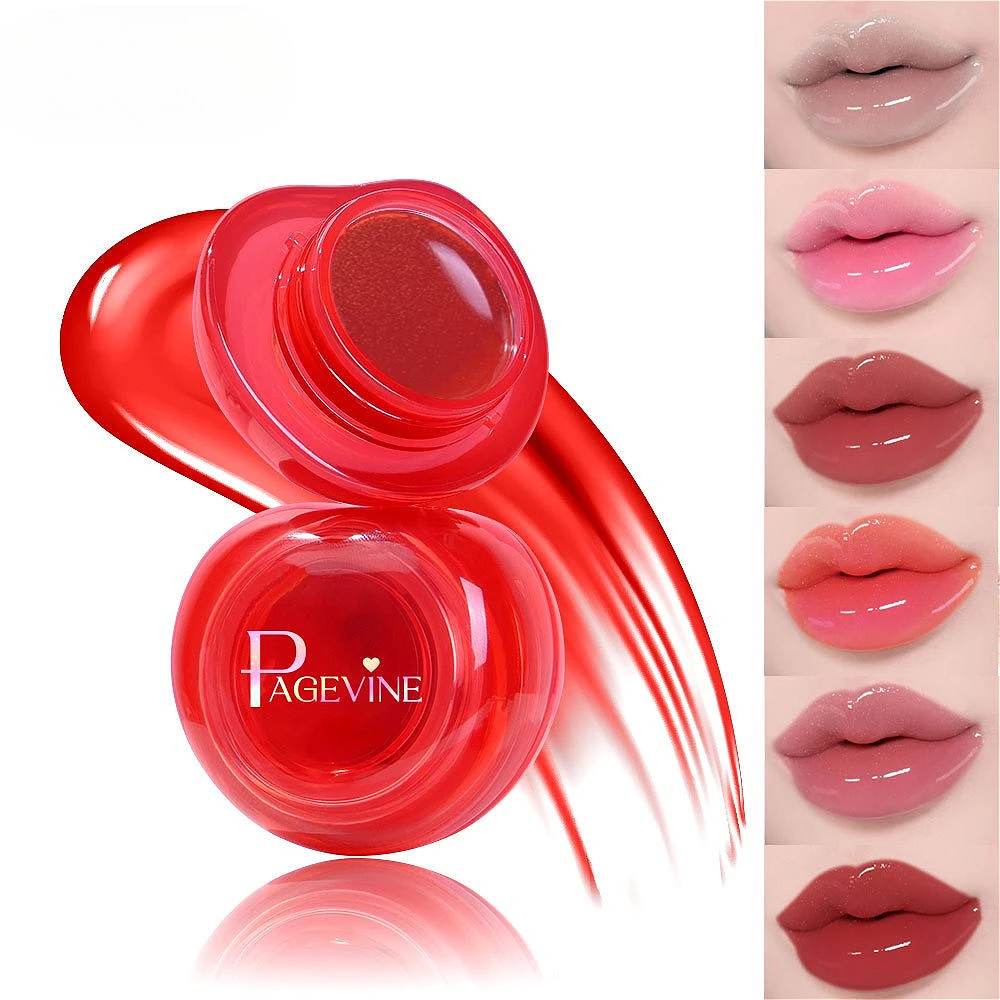 ملمع شفاه ومرطب ومشرق للخد - نسيج جيلي كريستالي 2 في 1 |   لمسة نهائية مرآة عالية اللمعان لمكياج الوجه الرقيق