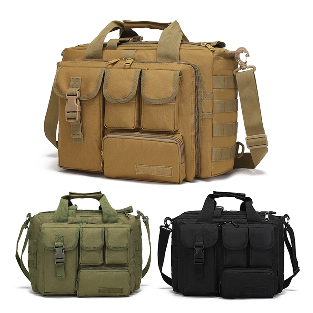 Tactique Sling Bag Pack Mult-Pockets Military Sling Shoulder Bag Multi-functional MOLLE for Hunting Climbing Cycling