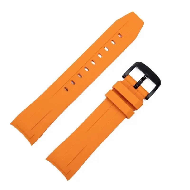 Befia 22Mm Zachte Rubberen Horlogeband Voor Tissot Riem Zee Ster T120 Gebogen Duiken Siliconen Horloge Band T120417a Mannen Pin Gesp