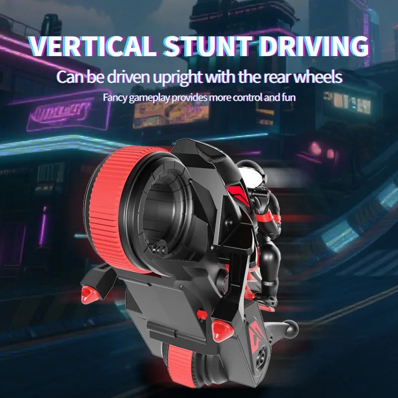 New Stunt Motorcycle 360 ° Rotation Remote Control Car High-Speed Drift Rc Racing Car Boy Toy Car Model Holiday Gift Toy
