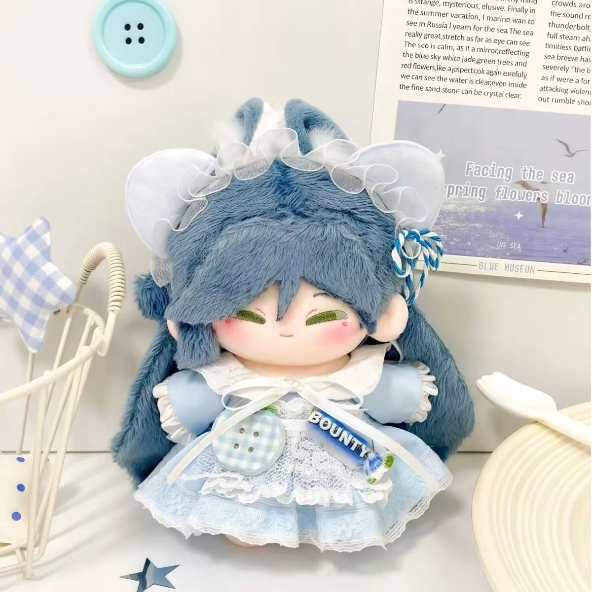 نمط جديد [رسالة ضباب الخوخ] فستان دمية 10 سنتيمتر لوليتا لطيف كوس سمة مجموعة ملابس دمى القطن