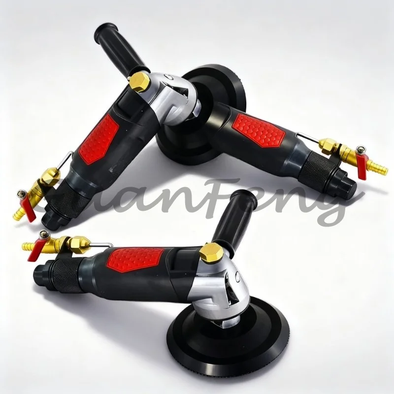 5 Inch Pneumatic Wet Sander Polisher Water‑Injection Air Water Mill Machine for Stone Polishing