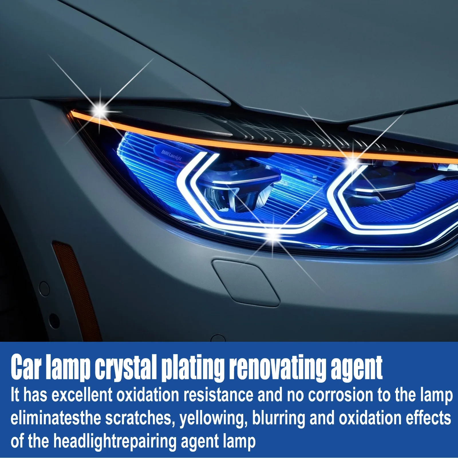 car headlight repair fluid Headlight renovation kits Restoration Remove Yellow Oxidize Paste Polymer For Headlamps Repair Polish - Image 3
