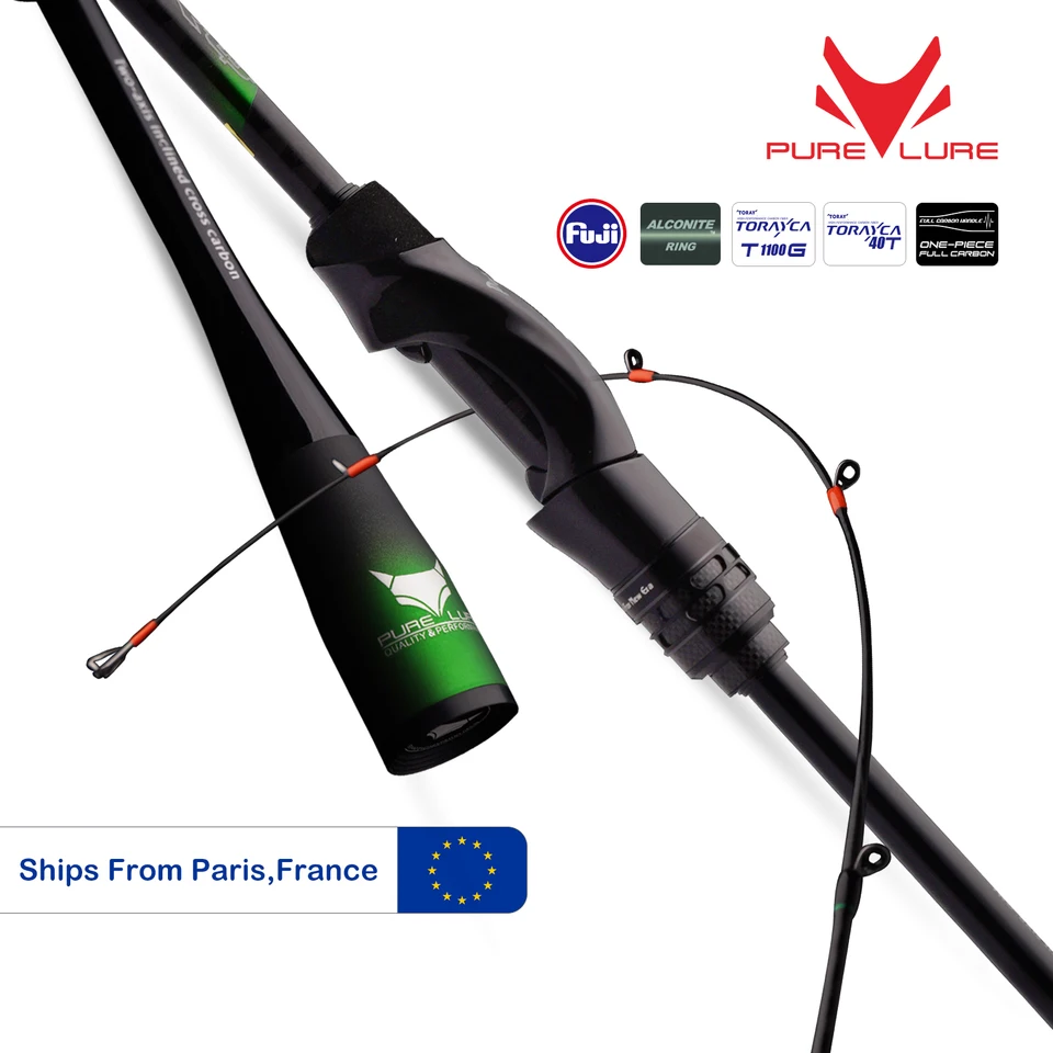 PURELURE ZERO Spinning Fishing Rod 6ft Fast Action
