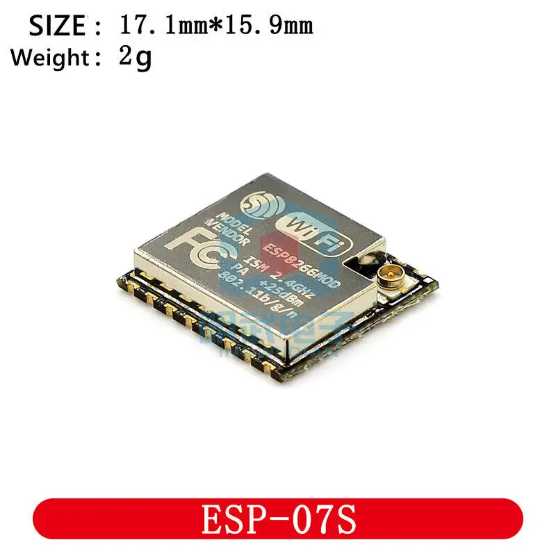 1 pcs ESP8266 ESP-07S Serial To WIFI Module Industrial Grade Wireless Module