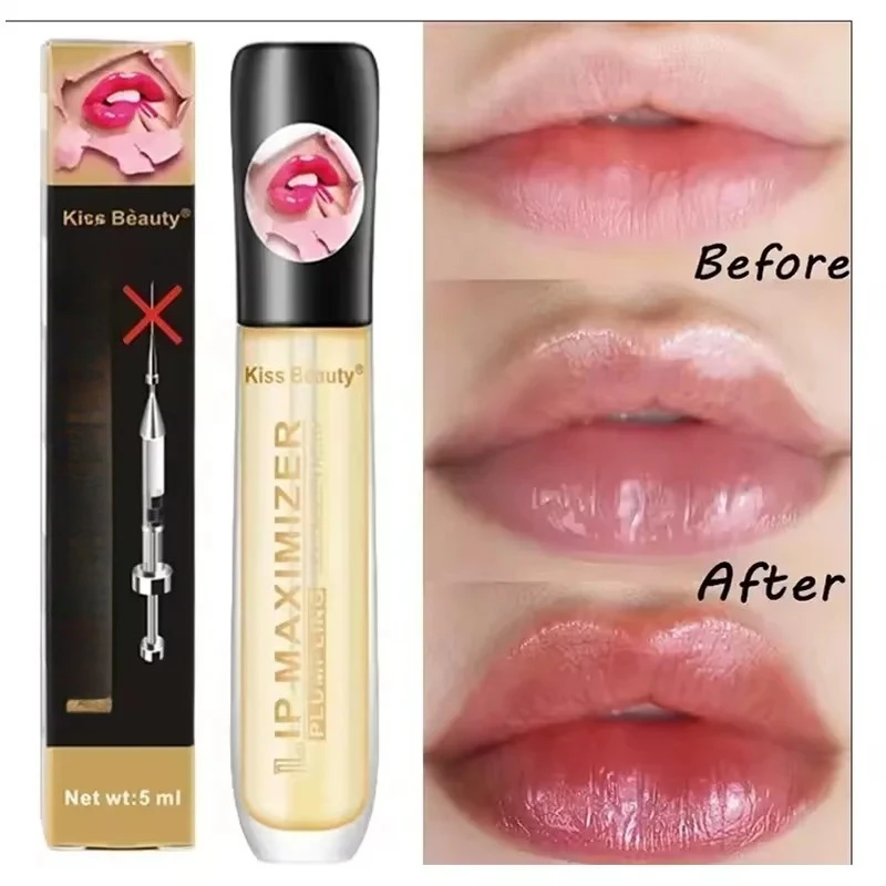 

Fast Volumising Plumper Serum Sexy Oil Gloss Increase Elasticity Reduce Fine Lines Brighten Moisturizing Care