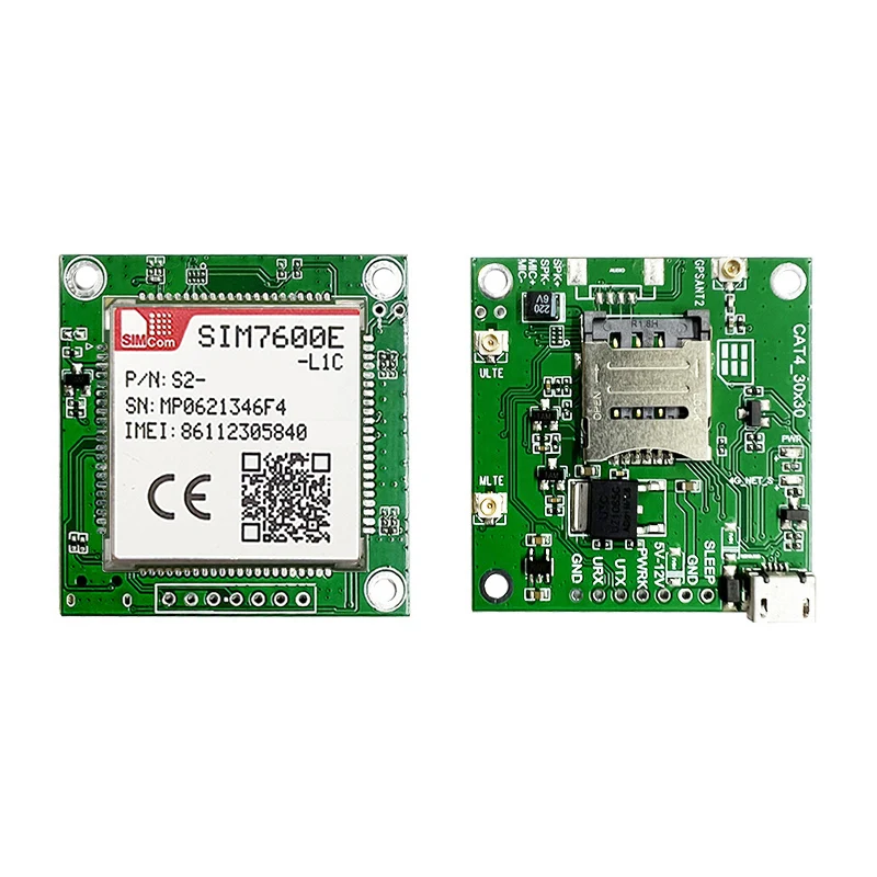 Placa Core SIM7600E-L1C LTE, Kit Breakout, CAT1, TE-A, 1Pc