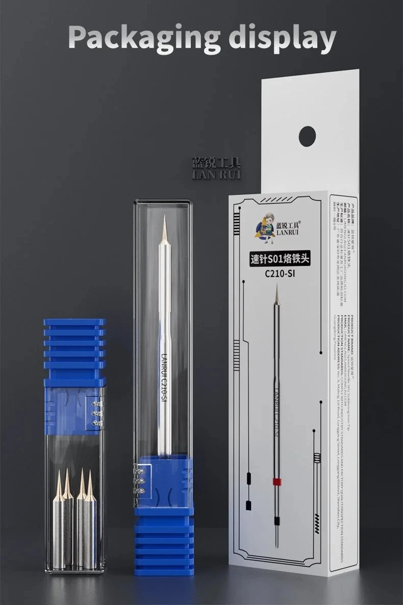 LANRUI Speed Needle S01 S210 Soldering Iron Tip Special For Screen Jumper For 210 Series Soldering Iron Handle