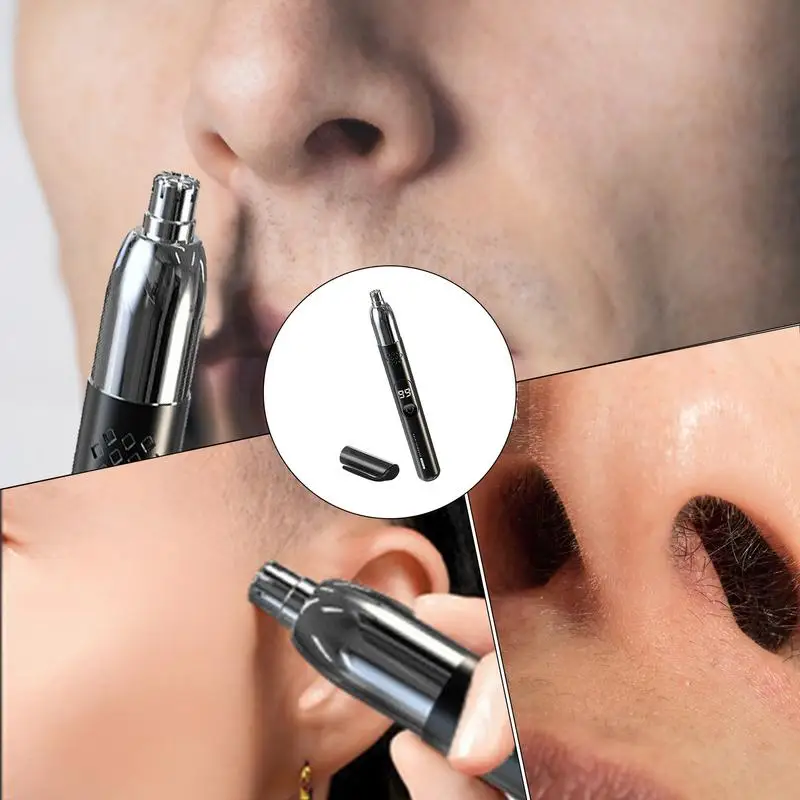 Electric Nose Hair Trimmer Portable Nose Ears Hair Eyebrow Trimmer for Men Rechargeable Beauty Multifunctional Beauty Tools