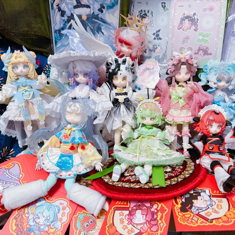 

Kikura Chronological Echo Seasonal Healing Series 12 Point Bjd Blind Box Articulated Action Figure Toy Mystery Box Surprise Gift