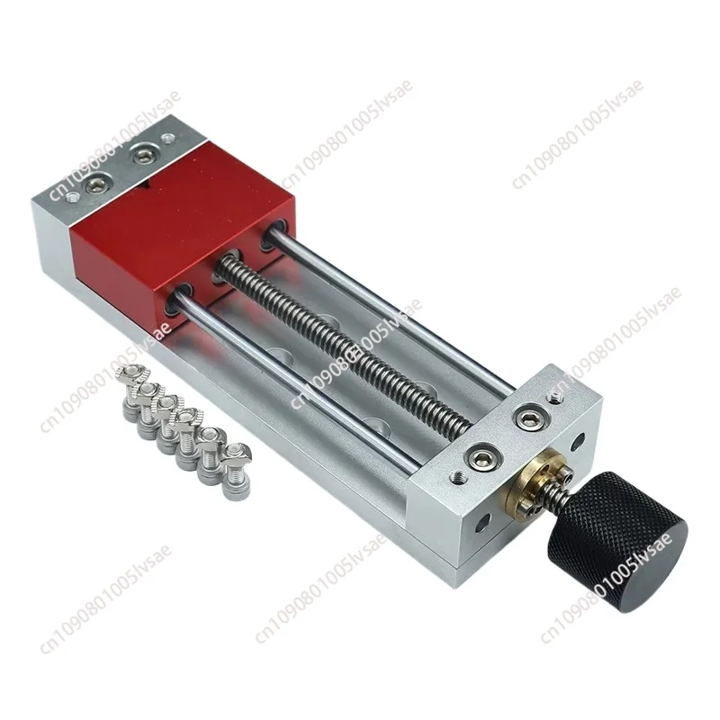DIY Tools 100MM Engraving Machine Vise Aluminum Jaw Clamp Flat Nose Machining Vise Clamping Tool Small Clamp + 6 PCS M5 Screws