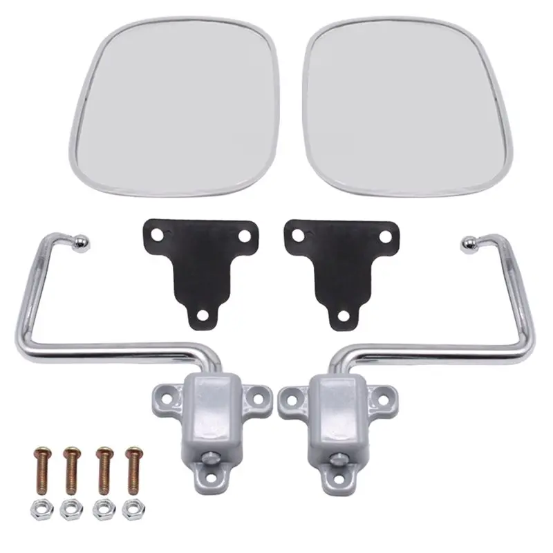 AU28-Pair Of Left And Right Door Mirrors For Toyota Land Cruiser 40 Series BJ40 BJ42 FJ40 FJ45 HJ45 HJ47 FJ55- Replace