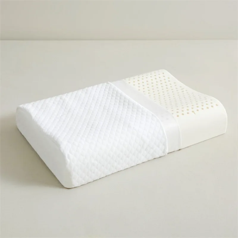 

1 шт., подушка для сна из латекса с эффектом памяти, с внутренним чехлом, регулируемым внешним чехлом и приподнятой боковой подушкой для сна, сердечником 12-14 см