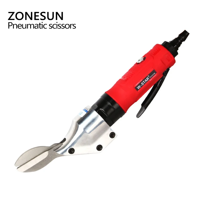 ZONESUN Pneumatic Air Cutters Scissors Shear Cutting Metal Iron Sheet  Sieve Mesh Air Cutting Shearing Accessory Tools Sets view 2