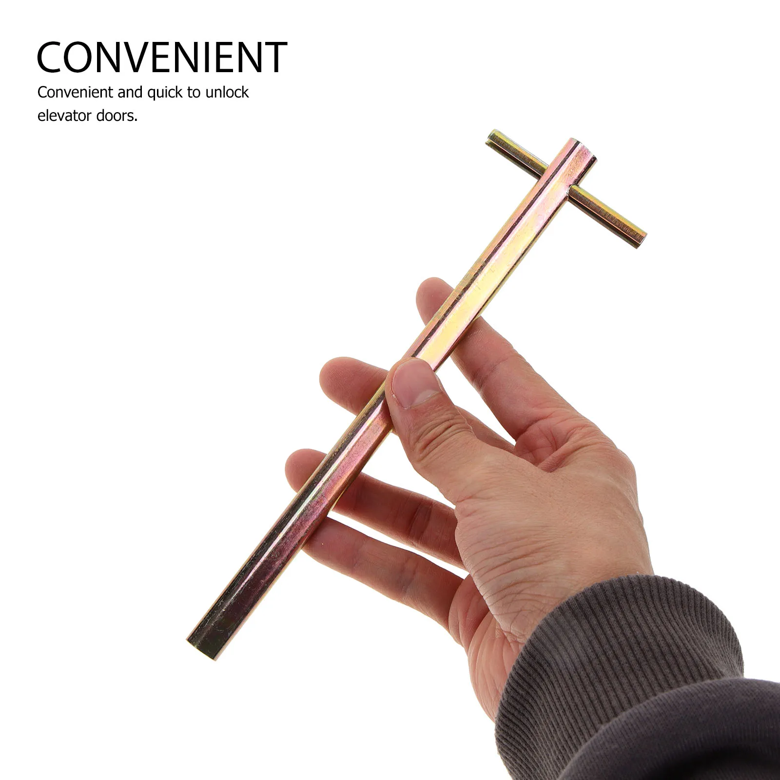 

Elevator Door Keys Triangular Lock Galvanized Iron Spanner Compatible Emergency Release Elevator Maintenance Door