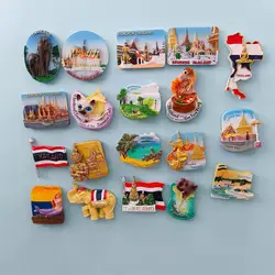 Thailand Tourism Refrigerator stickers Thailand Phuket Koh Samui souvenirs fridge magnet magnetic for home deocration