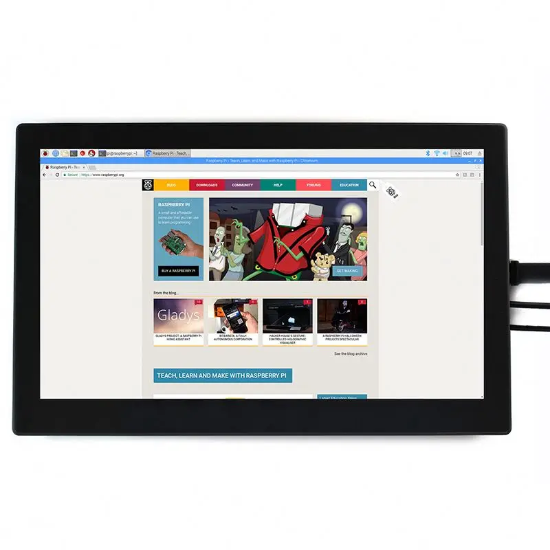

Waveshare Raspberry Pi 4th Generation B Type 3b+13.3-inch capacitive HD-MI display IPS screen touch screen