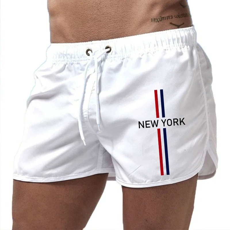 

Beach Men Shorts 2026 Summer Men's Swim Trunks Quick Dry Breathable Elastic Waist Drawstring Board Shorts For Vacation Surfing