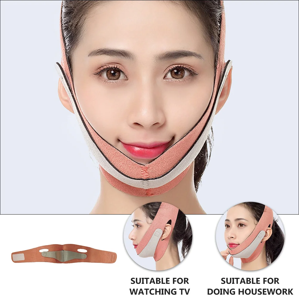 

V Chin Slimming Strap Face Lifting Belt for Double Chin Reducer Tightening Jawline Firming Skin Overnight Reusable Beauty
