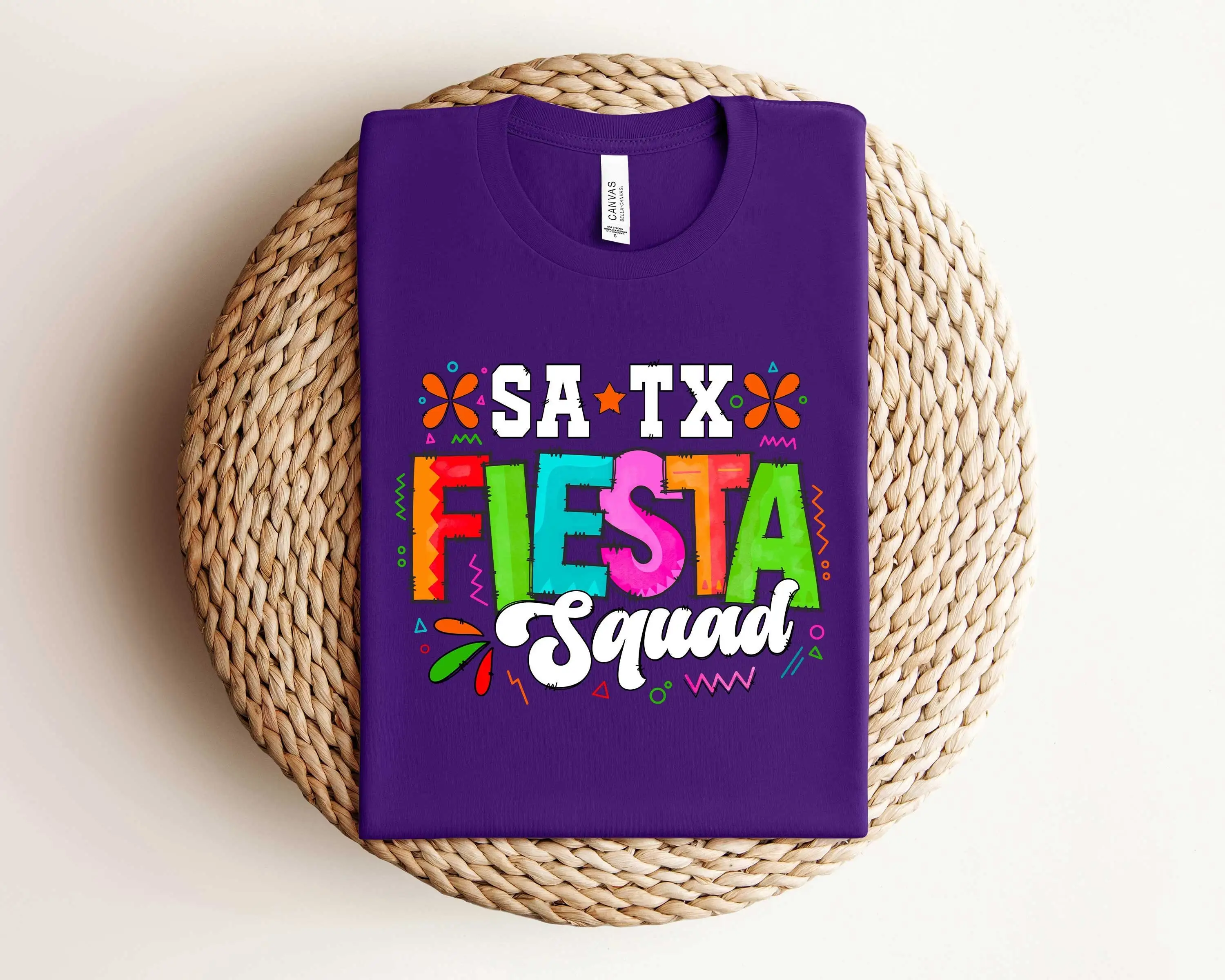 San Antonio Texas Fiesta Squad T Shirt Mexican Cinco De Mayo Party Bride For Women