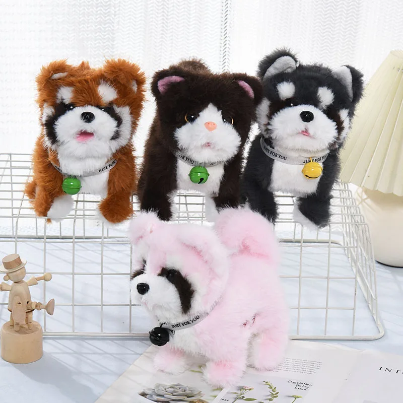 Giocattolo elettrico per bambini Simpatico cucciolo di peluche Simulazione Animale da compagnia Imparare a parlare/Sing/Walk Cucciolo di cartone animato Divertente bambino che impara il giocattolo strisciante