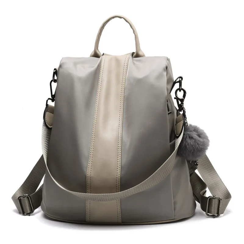 

Autumn and Winter Simple and Personalized Retro Soft Pu Leather Portable Backpack Korean Version for Women