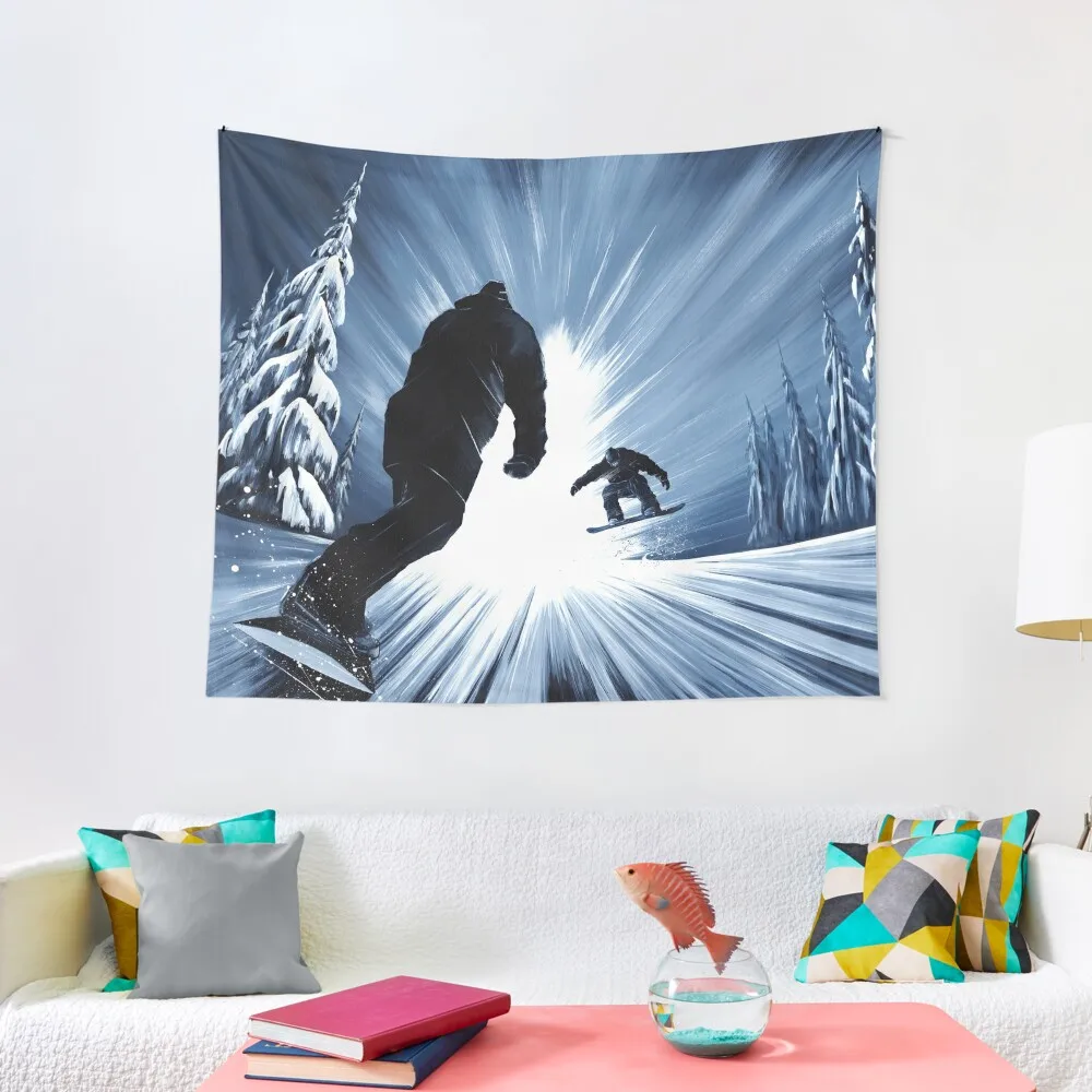 

Snowboarding Friends II Tapestry Wall Decorations Wall Decor Hanging Decorations For Room Tapestry