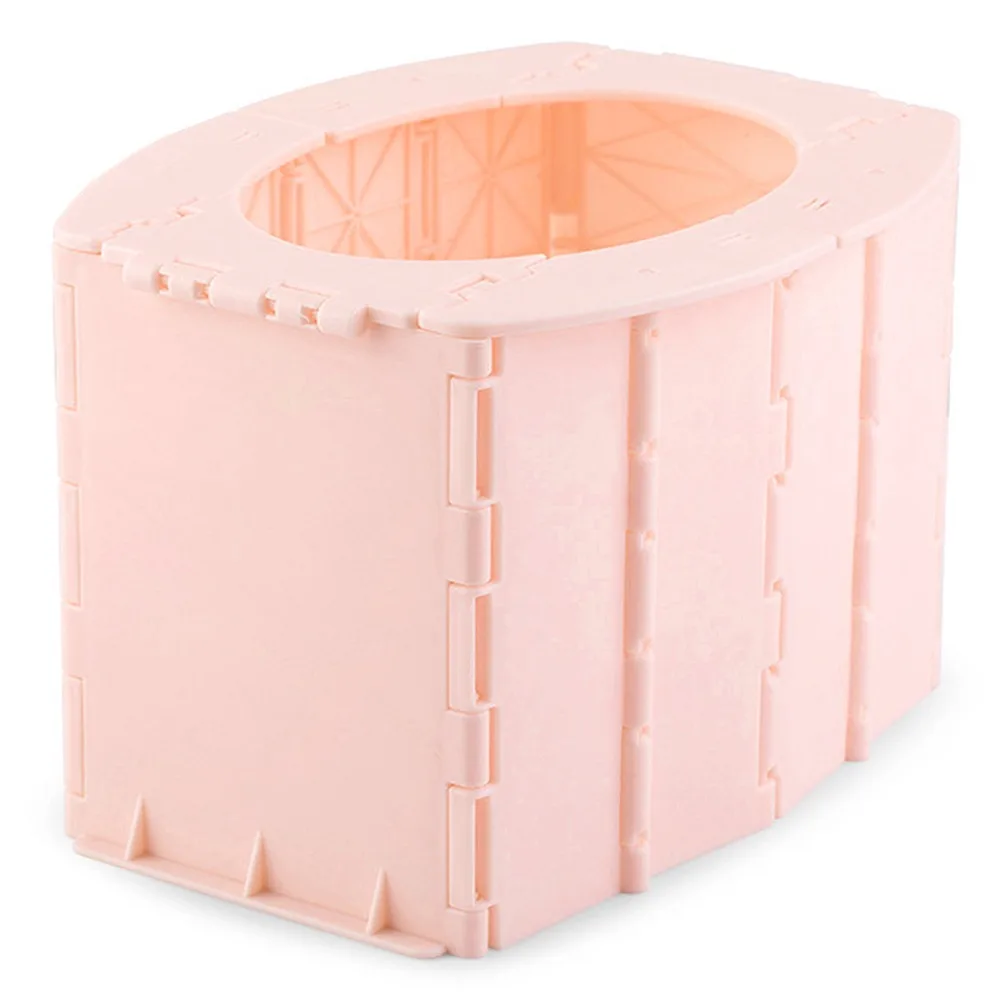 

Универсальный складной туалет для кемпинга, многоразовый автомобильный аварийный туалет с высокой нагрузкой, простой в использовании, прочный