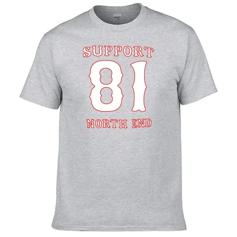 تي شيرت Support 81 North End Hells Angels تي شيرت 100% قطن مبيعات علوية N04 #3