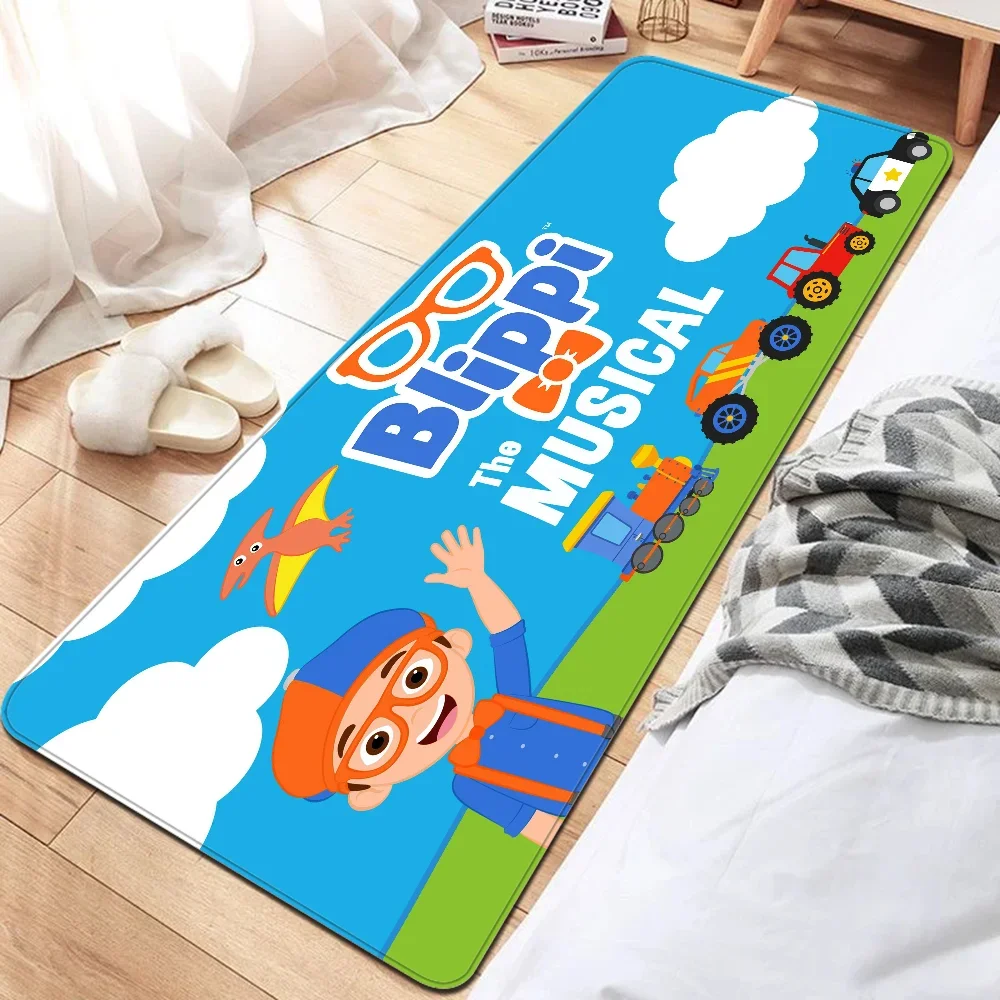 

A-B-C B-Blippiing Creative Pattern Kitchen Mat Kids Room Bedroom Decoration Balcony Anti-Slip Doormat Living Room Alfombra
