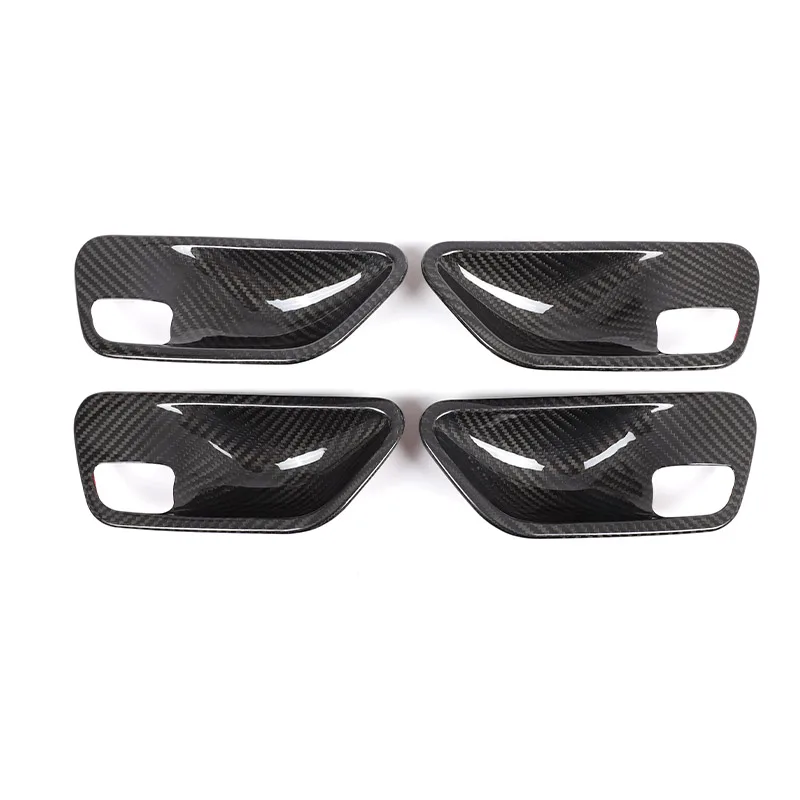 For BMW 3 4 Series 3GT F34 F30 F36 2013-2019 Real carbon fiber Car Door Inner Door Bowl Cover Decoration Sticker Car Accessories