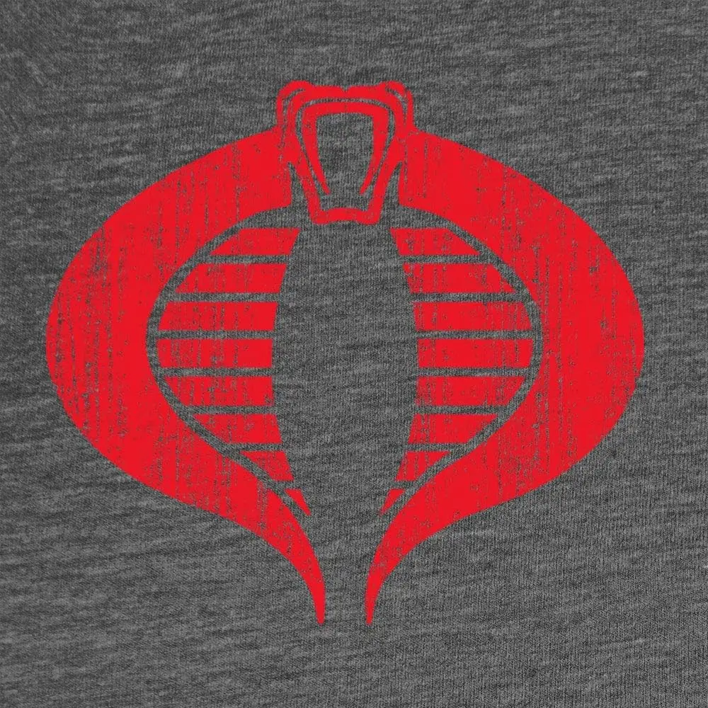 Gi Joe Cobra Logo Vintage Distressed Design Classic Cartoon T-Shirt