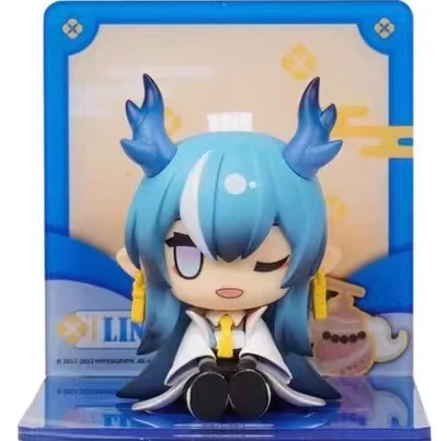 Arknights Saga Dusk Nian Lee Ling Aak Official Original Figurine Figure PVC Doll Toy Display Cute Gift C