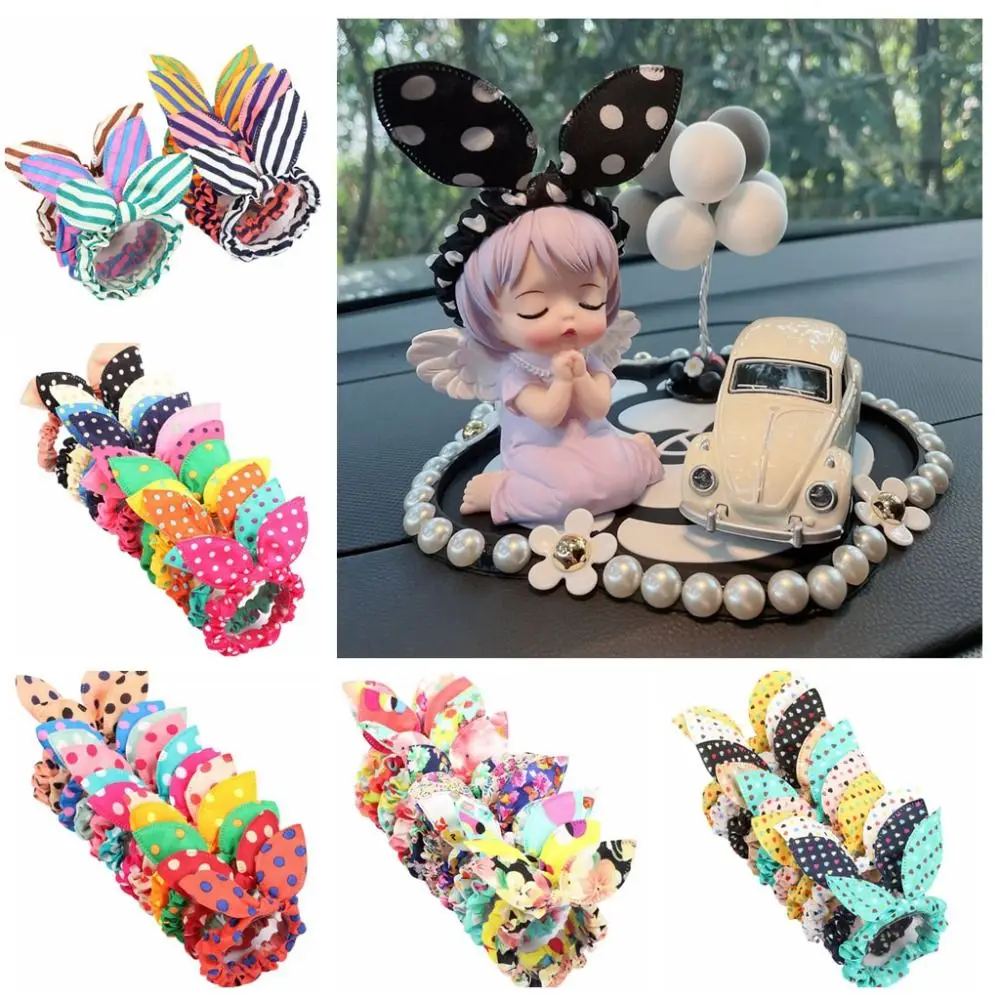 10pcs For 17cm Doll Plush Doll Hair Loop Kawaii Manual Doll Hairband Creative Cartoon Doll Accessories Toys Accessories