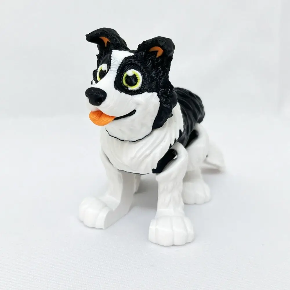 

Multi-Jointed 3D Printing Dog 3D Printing Movable Multi Joint Dachshund Model Novelty Simulated Border Collie Figurine
