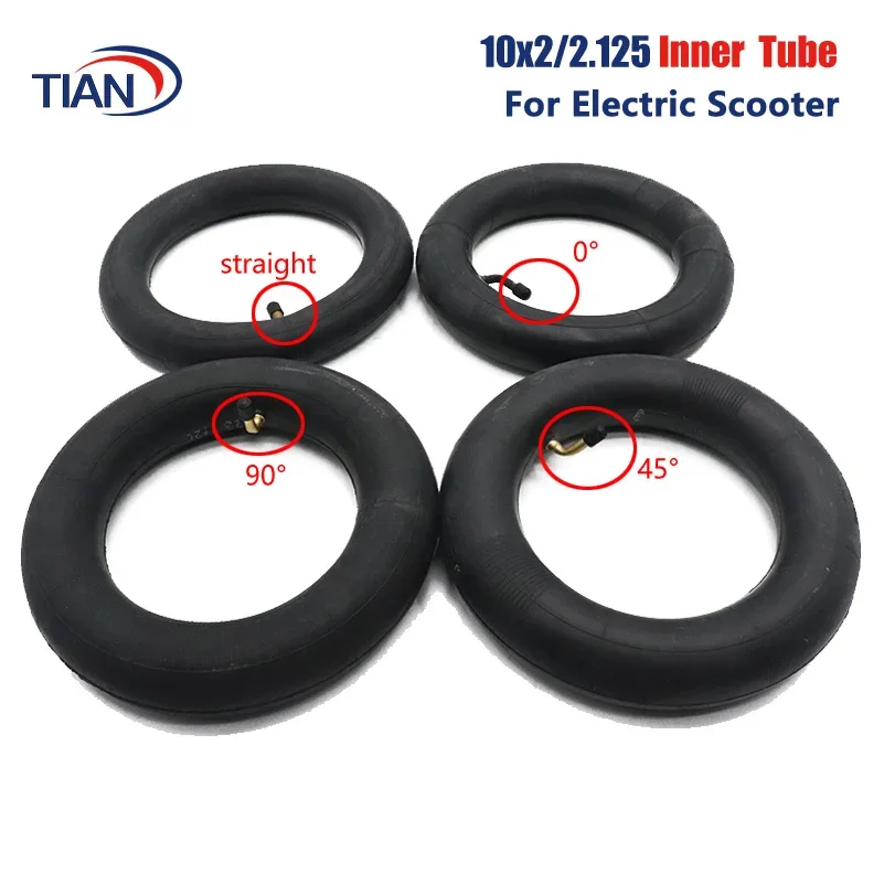 High quality 10 Inch Tube Tyre for Electric Scooter Balancing Car 10x2.0 Inner Tube 10x2.125 Rubber Inner Tube Camera