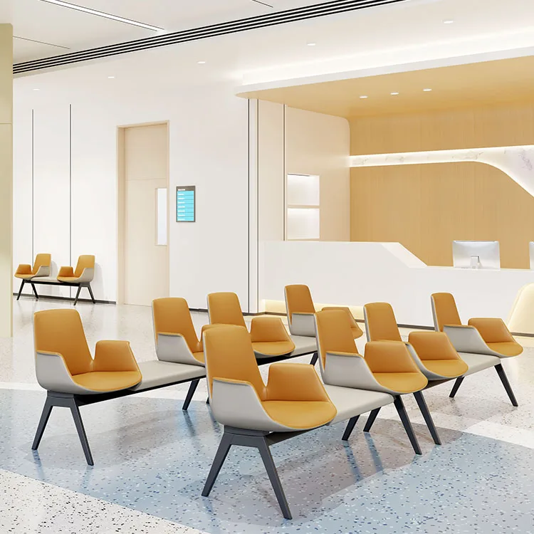 & 2 Seaters Bench Chair and Couch Set Hospital Waiting Area Furniture Bench Seat Leisure Sofa Set Manufacturers
