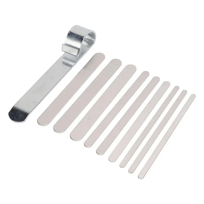 Y42A-9-Piece Stainless Steel Bracelet Bending Kit, High Hardness Alloy Bar Tool Set For Jewelry Making