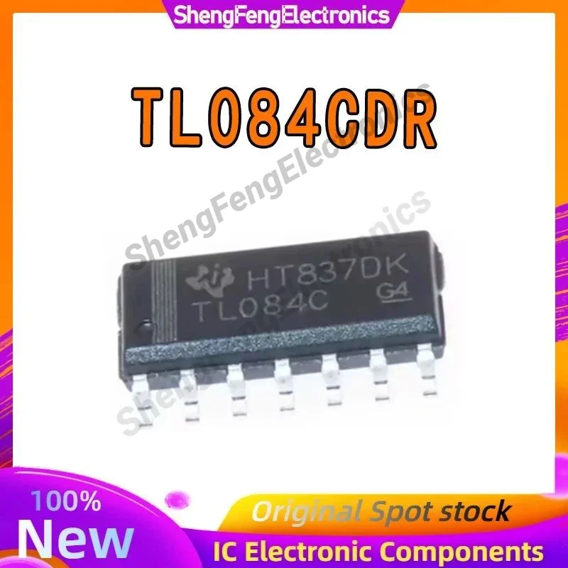 10PCS TL084CDR TL084C TL084 084CDR TL IC CHip FET-Input Operational Amplifiers SOP14 in Stock 100% New Originl