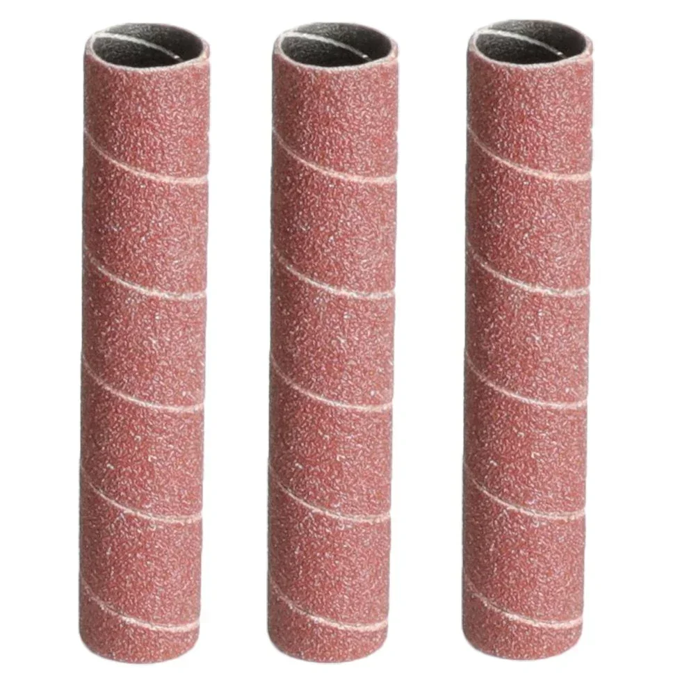 2pcs 4.5'' Sanding Drum Sleeves Sandpaper Drum 80/150/240 Grit For Polishing Grinding Rotary Tool Vibrating Spindle Sand Sleeve