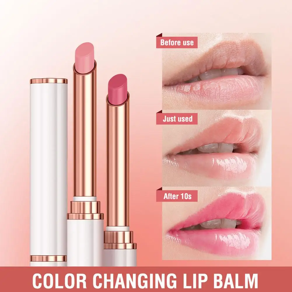 Color-changing Lipstick Natural Beeswax Lip Balm Nourising Moisturizing Softens Dead Skin For Lip Care Make Up Base Cosmeti P4K1