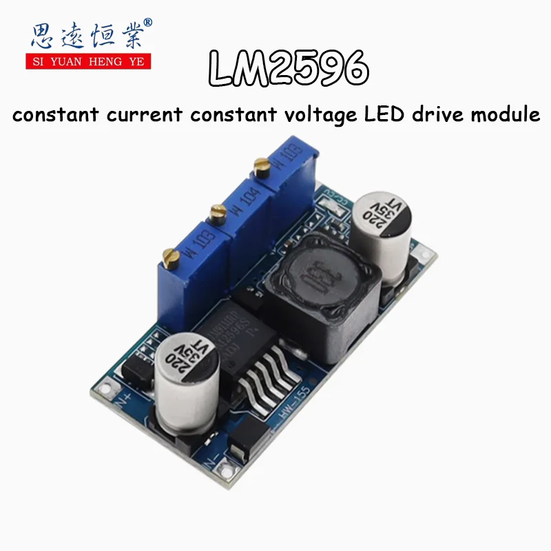 1pcs Blue board LM2596 constant current constant voltage LED drive lithium-ion battery charging power module high efficiency and