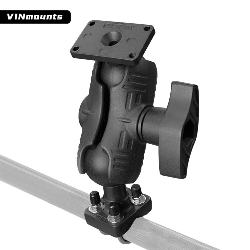 

2.25 inch Double U-Bolt Base to Rectangle/Square/VESA/AMPS base with 13CM Short Arm Compatible with RAM Mounts and more