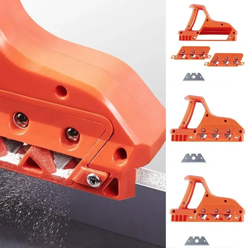 Plasterboard Quick Cutter, Gypsum Board Hand Plane, Drywall Edge Chamfer, Woodworking Cutting Tool, 45 ° Trimmer Hand Tool