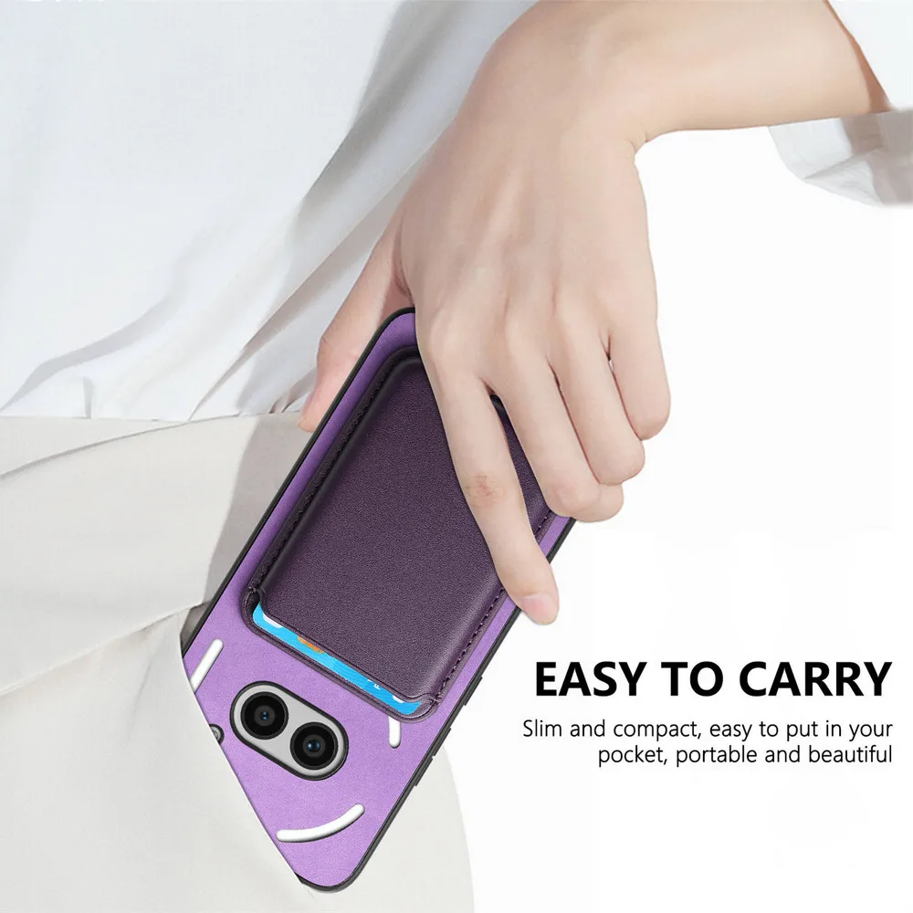 For Nothing CMF Phone 1 5G 2In1 Detachable Leather Card Case For Nothing Phone 3A Pro 2A Magnet Back Cover Phone2A Plus Funda - Image 5