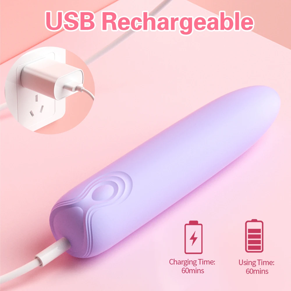 USB Charge Powerful Bullet Vibrator Dildo Sex Toys for Women Anal Clitoral Stimulator Erotic vibrator Adult Sex Toy shop 18 - Image 4