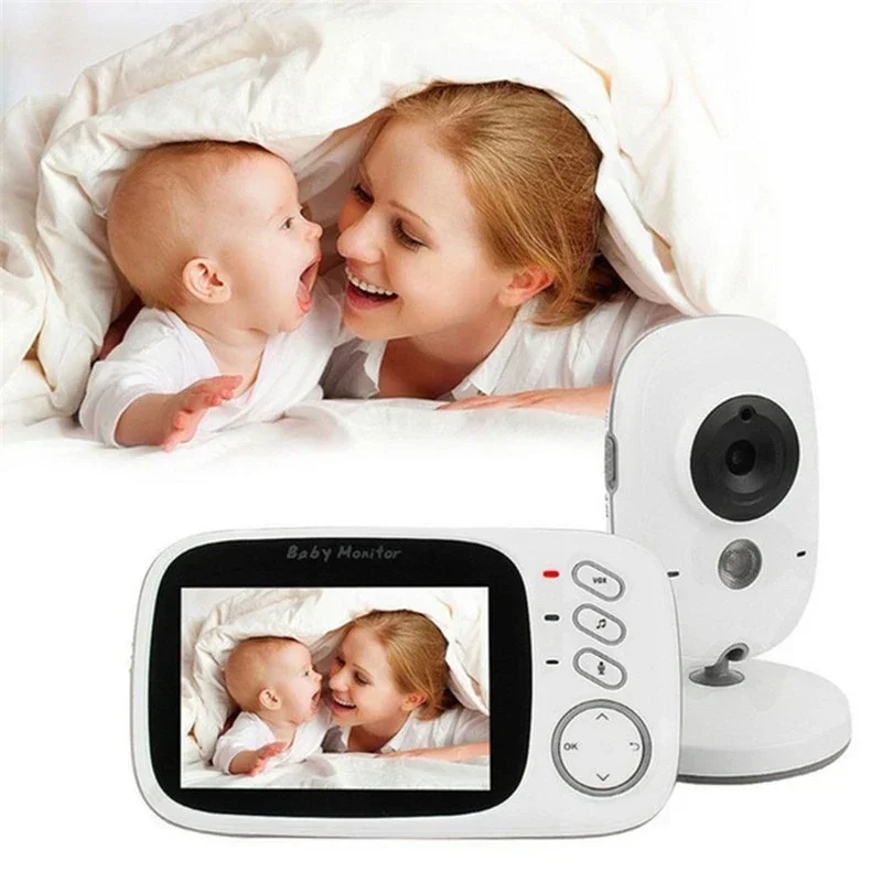 VB603 Baby Monitor with Camera 3.2 Inch LCD Electronic Babysitter 2 Way Audio Talk Night Vision Video Radio 2025 Camera Hot Sale